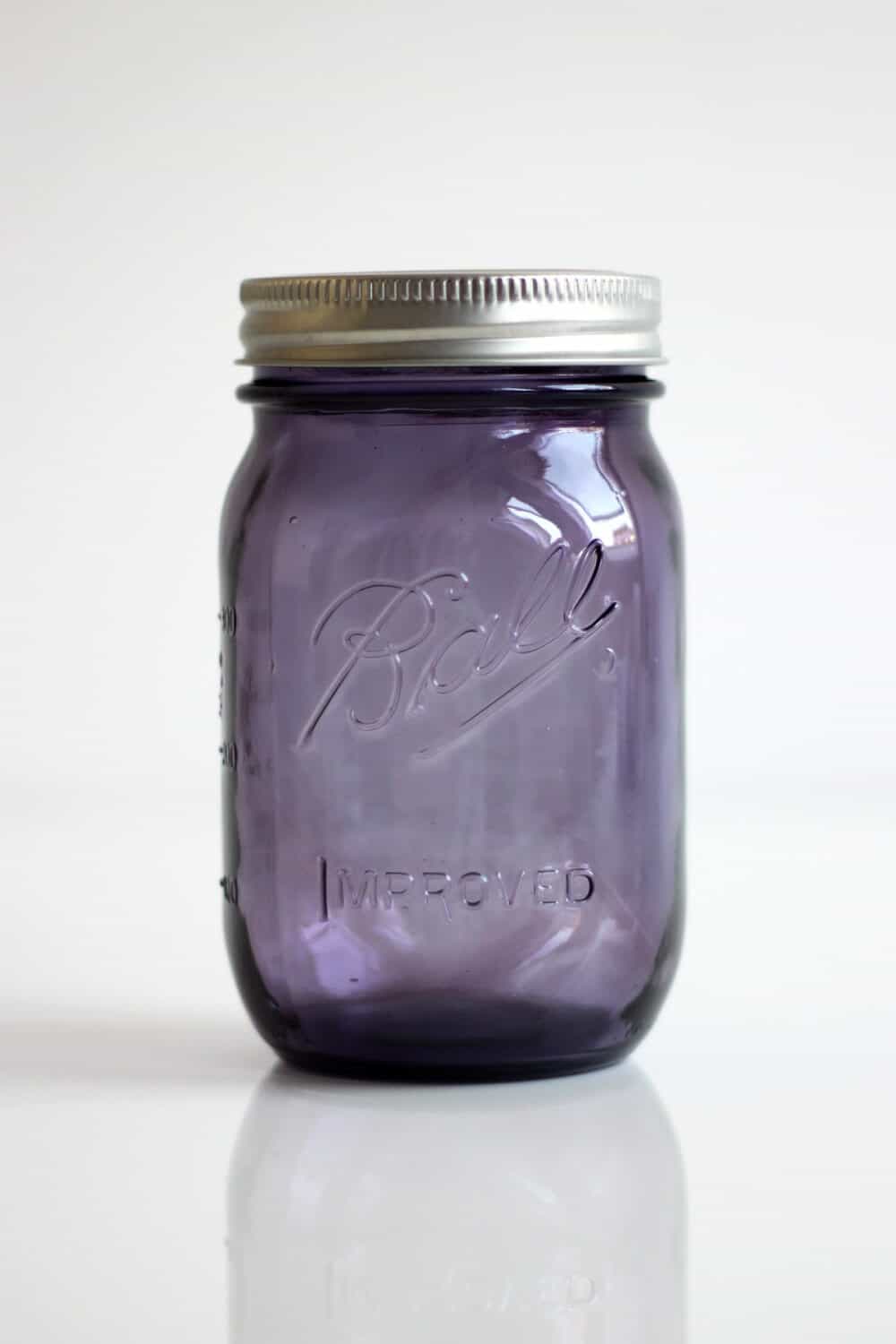 Ball Mason Jar Purple Lila 16oz Pint