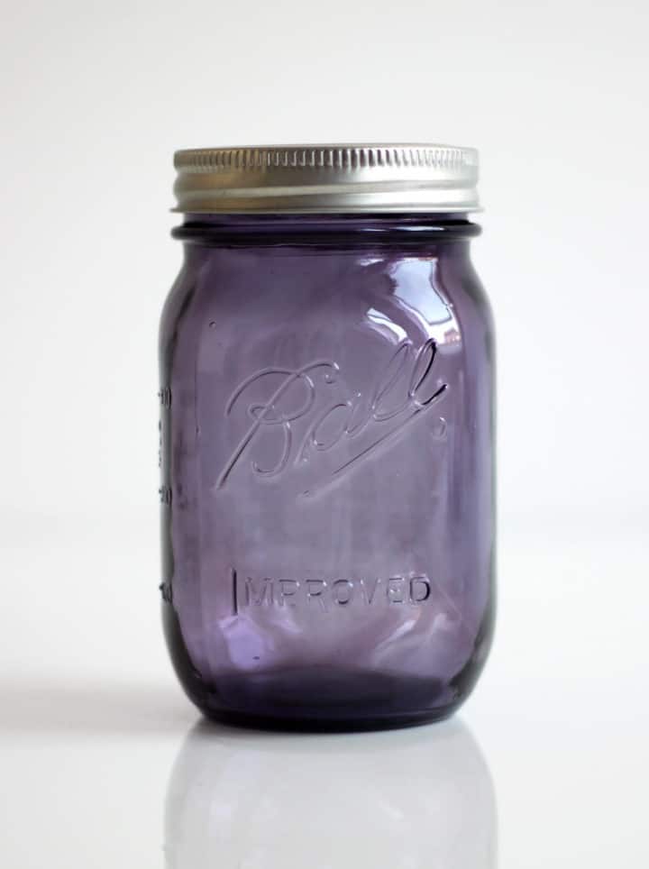 Ball Mason Jar Purple Lila 16oz Pint
