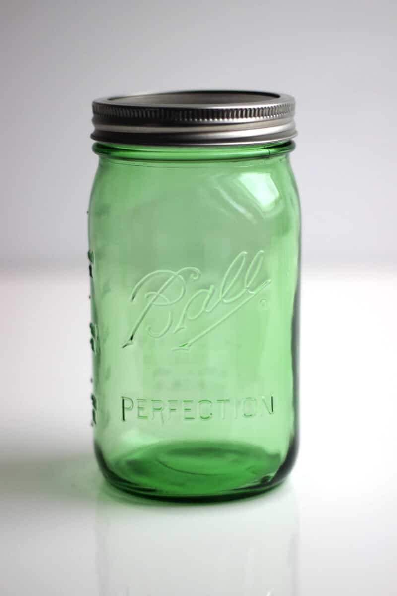 Ball Mason Jar green 32oz 1 Liter grün Perfection Heritage