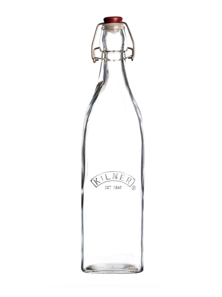 Kilner Glasflasche 1 Liter mit Bügelverschluss