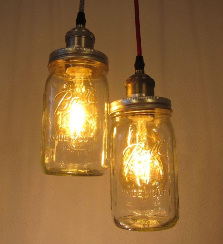 Mason Jar Lampe Ball Mason Vintage Lampe mit Schlummerbeleuchtung