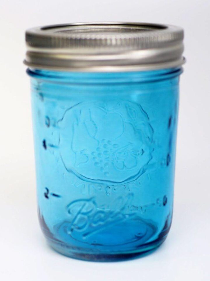 Ball Mason Jar Elite Regular Mouth 8oz Glas in Farbe Blau