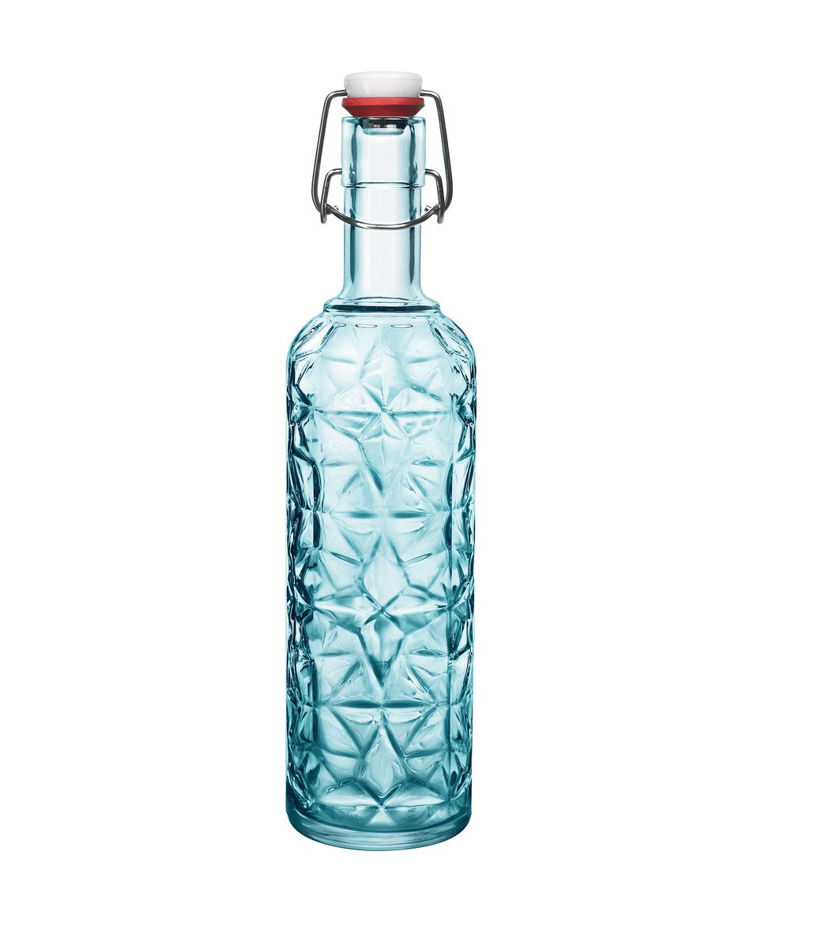 Flasche Kristall Blau