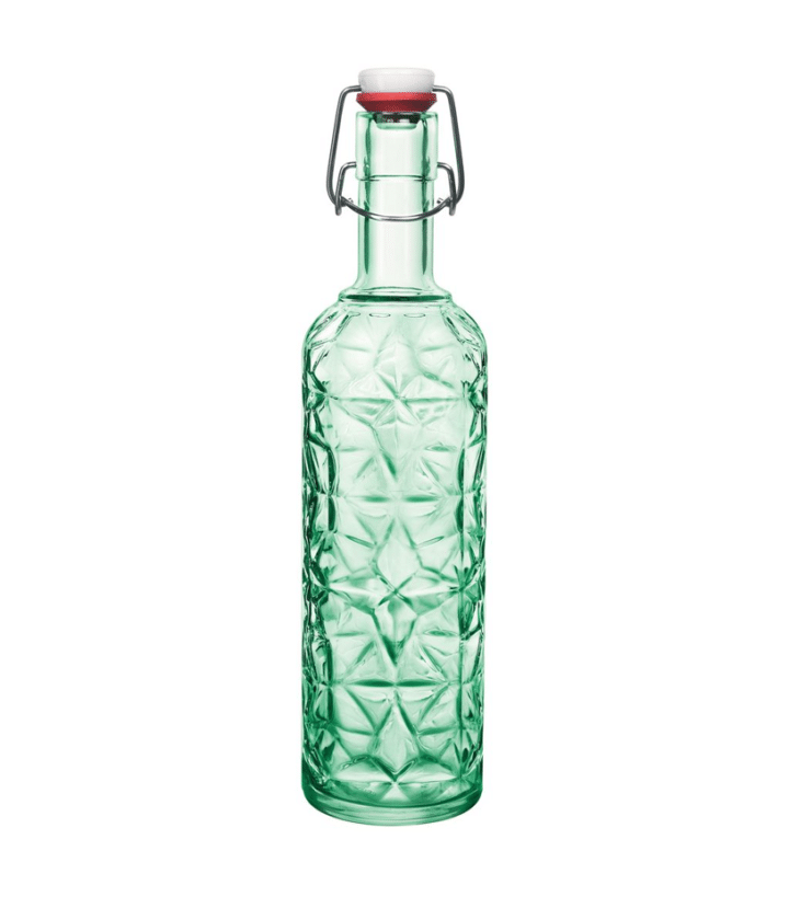 Flasche Kristall Grün